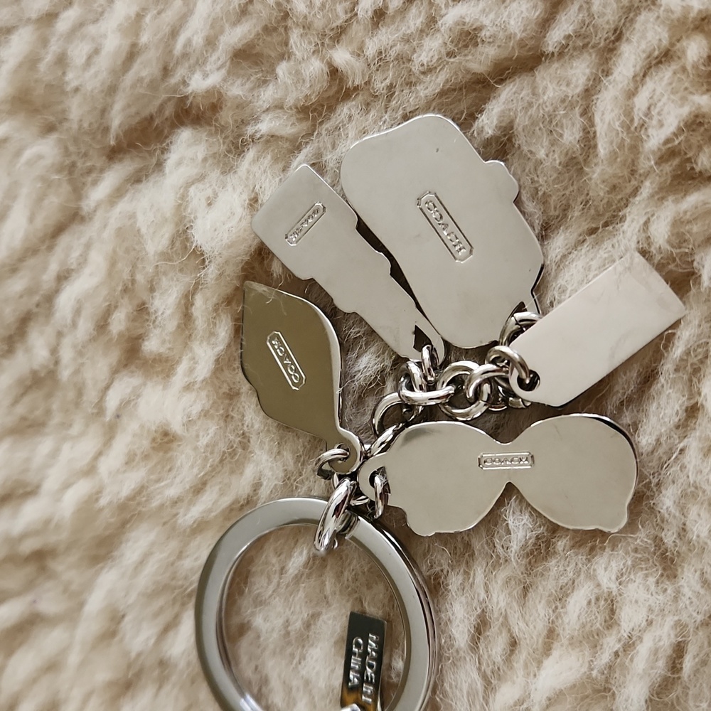 Adorable NWOT Coach Sunglasses, Lipstick, & Lips Bag Charm or Key Ring 💄💋 - Picture 5 of 13